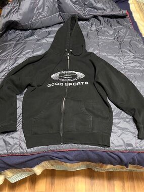 Good Sports Black Zip-Up Hoodie